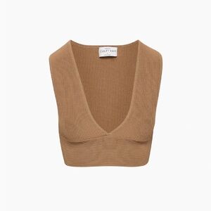 Aritzia Sculpt Knit Deep V Tank